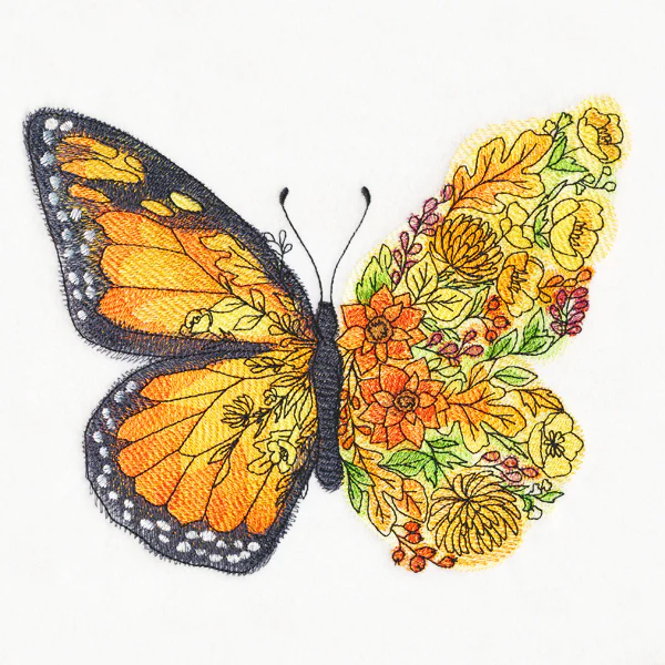 Butterfly in Flowers - Image 5