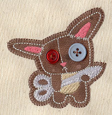 Button Buddy - Bunny (Applique) - Image 2