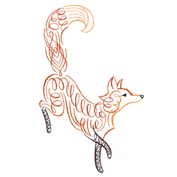 Calligraphic Fox