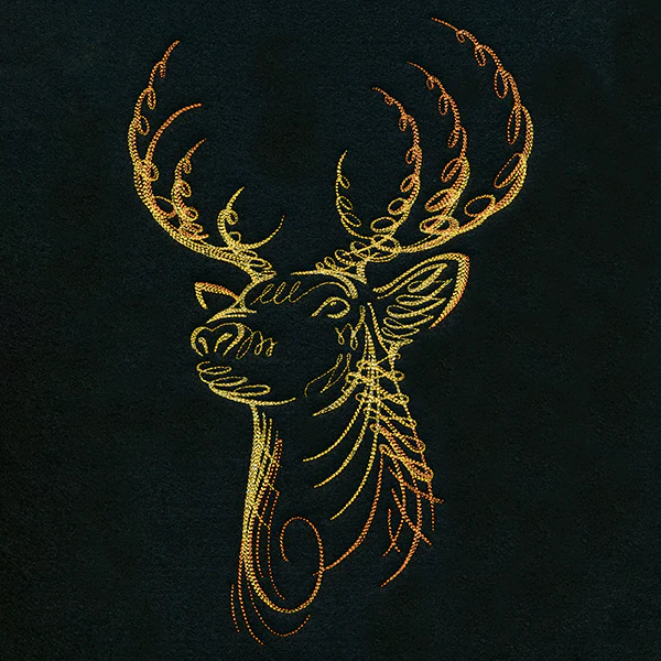 Calligraphic Reindeer