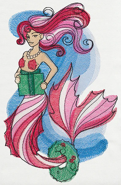 Candy Cane Mermaid - Image 6