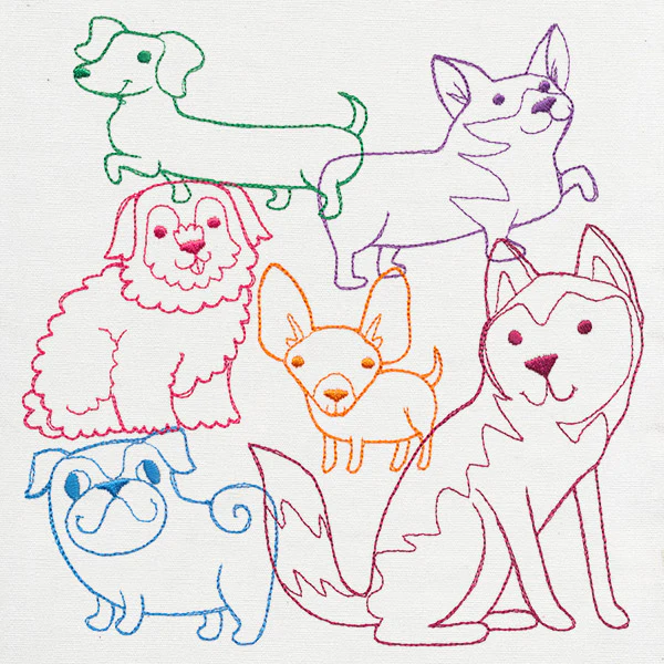 Canine Collage