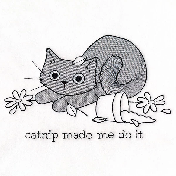 Catnip Made Me Do It Kitty - Image 3