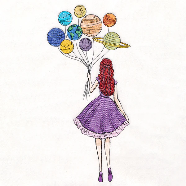 Celestial Balloons Girl - Image 5