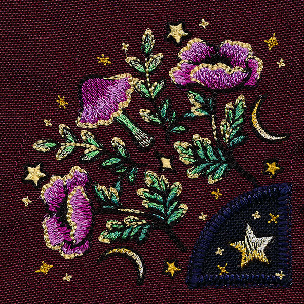 Celestial Botanical Luna Moth Table Center Set (Applique) - Image 32