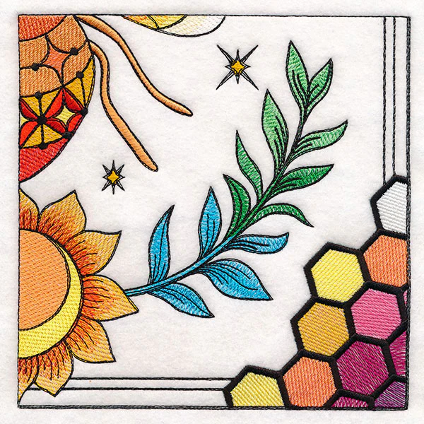 Celestial Queen Bee Wall Hanging - Bottom Right - Image 17