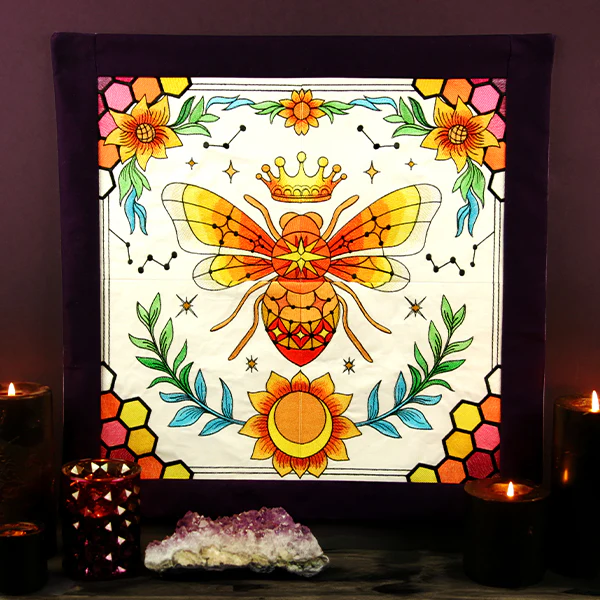 Celestial Queen Bee Wall Hanging - Top Right - Image 2