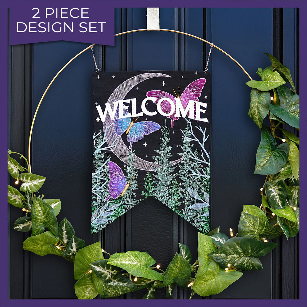 Celestial Welcome Garden Flag Set - Image 8
