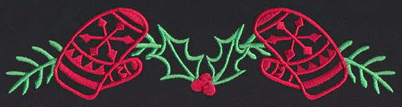 Chalkboard Christmas - Mitten Border - Image 6