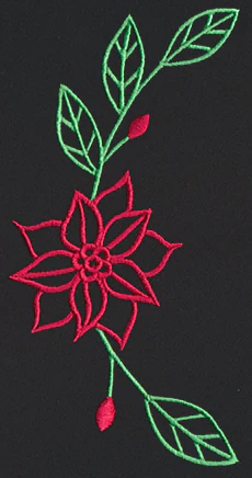 Chalkboard Christmas - Poinsettia
