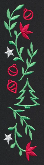 Chalkboard Christmas - Tree Border - Image 2