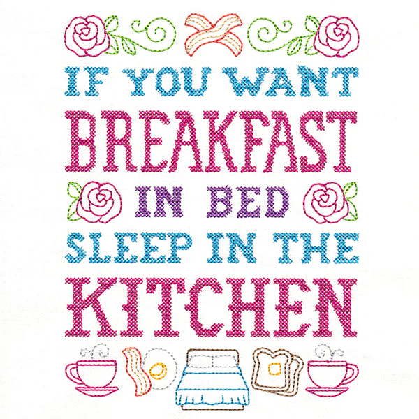 Cheeky Samplers - Breakfast in Bed - Image 3