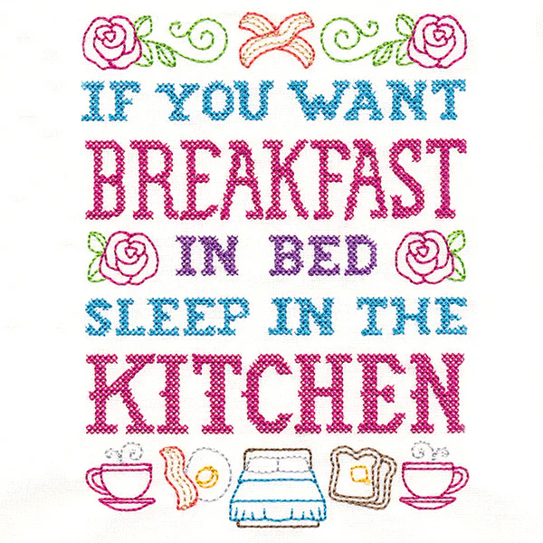 Cheeky Samplers - Breakfast in Bed - Image 4