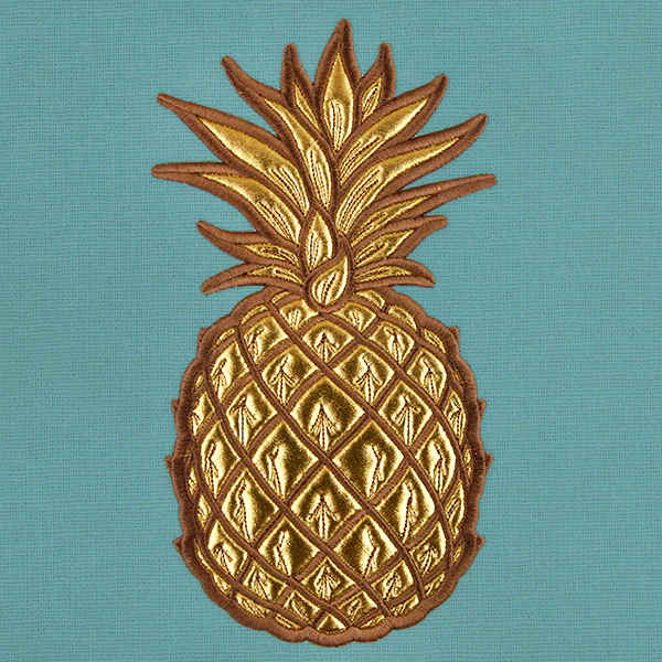 Chic Summer Pineapple (Applique) - Image 2