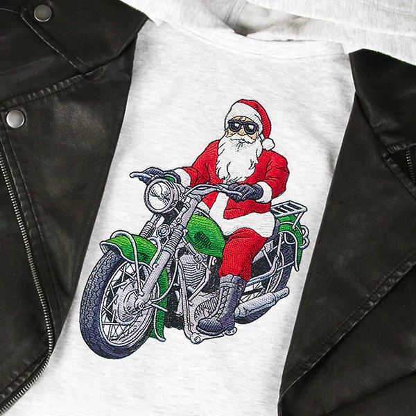 Chillin' Motorcycle Santa - Image 4