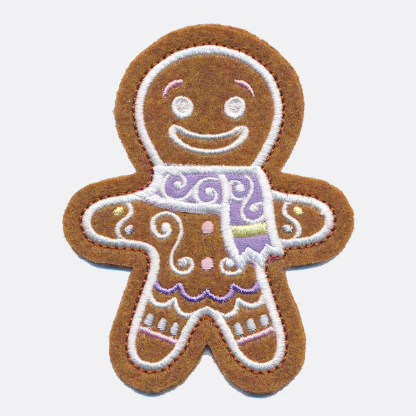Christmas Cookie - Gingerbread Man  (In-the-Hoop) - Image 3