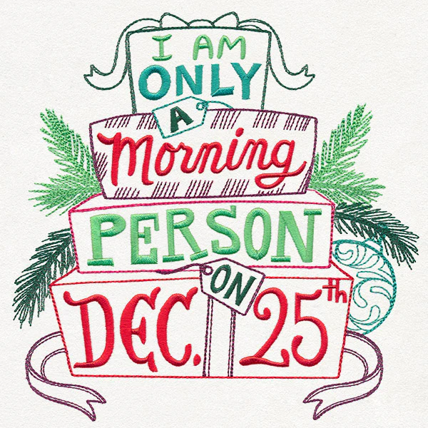 Christmas Morning Person