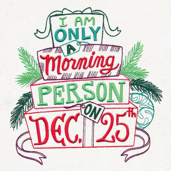 Christmas Morning Person - Image 3