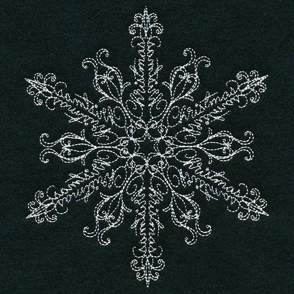 Christmas Script Snowflake - Image 16