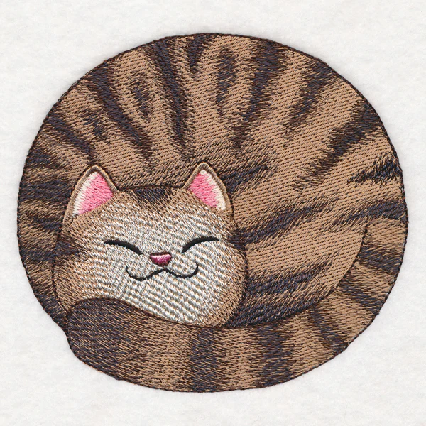 Contented Kitty - Brown Tabby