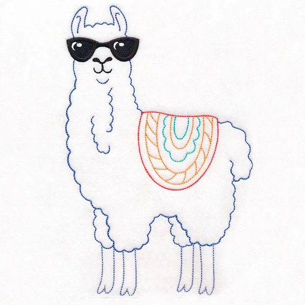 Cool Llama in Sunglasses - Image 6