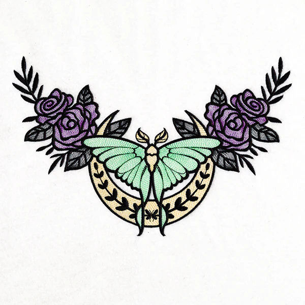 Cosmic Rose Moth Feature