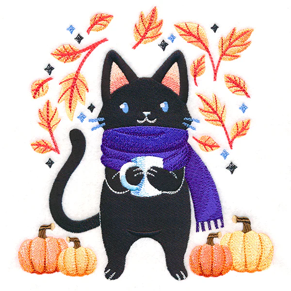 Cozy Autumn Kitty - Image 2