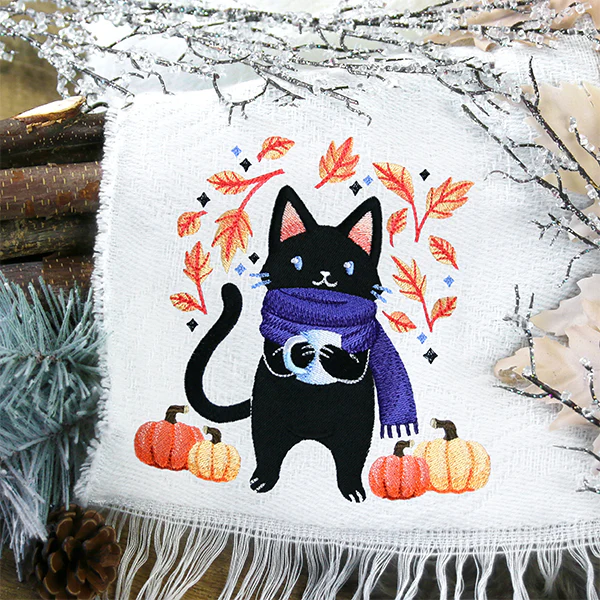 Cozy Autumn Kitty - Image 8