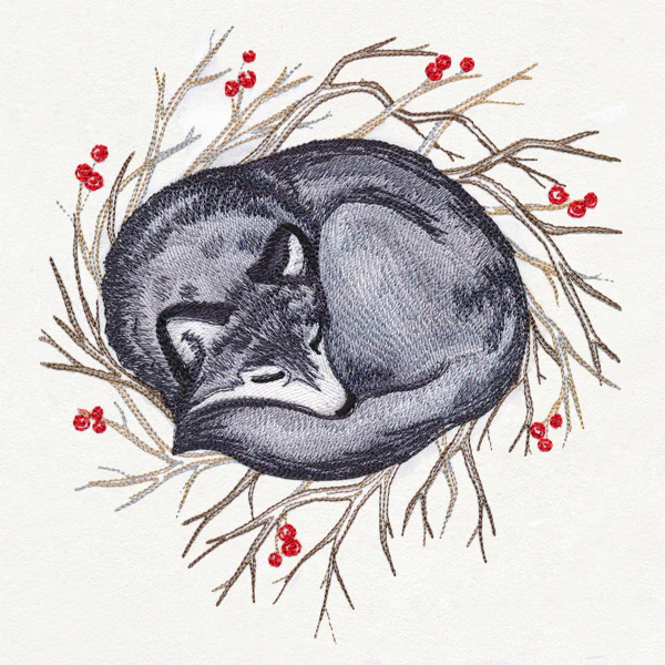 Cozy Winter Wolf - Image 5