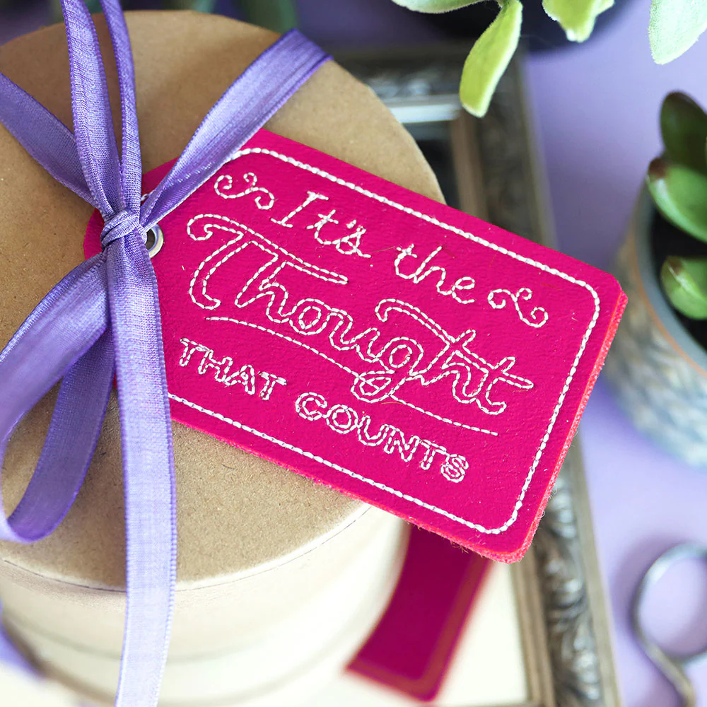 Crafted with Honesty Gift Tag - Thought That Counts (In-the-Hoop) - Image 3