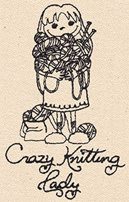 Crazy Knitting Lady - Image 3