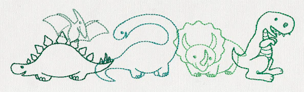 Creature Feature - Dinosaur Border - Image 3