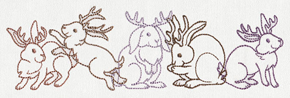 Creature Feature - Jackalope Border - Image 3