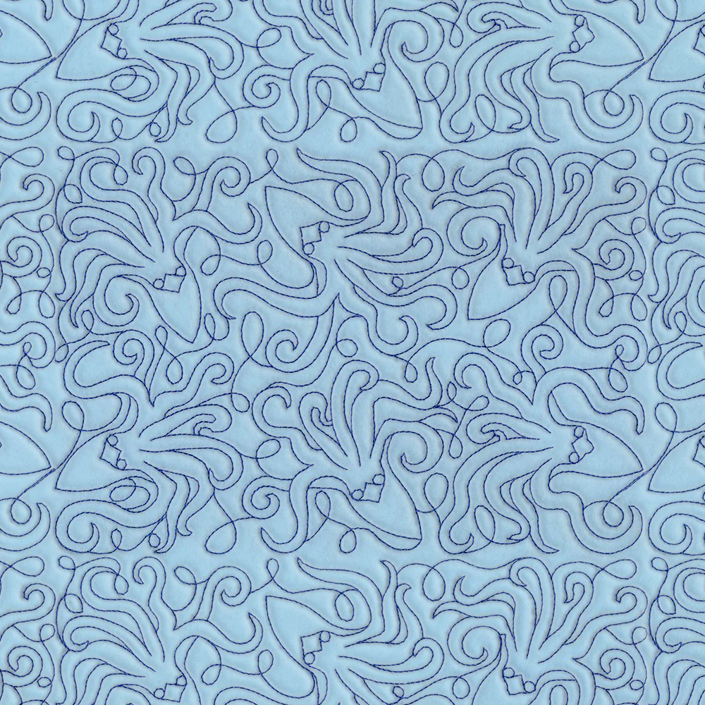 Cryptid Creatures - Kraken (Edge-to-Edge Quilting)