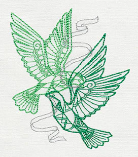 Crystal Christmas - Doves - Image 3