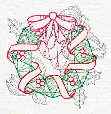 Crystal Christmas - Wreath - Image 2