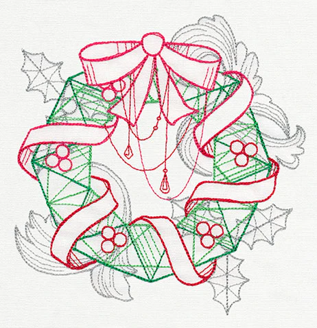 Crystal Christmas - Wreath - Image 4