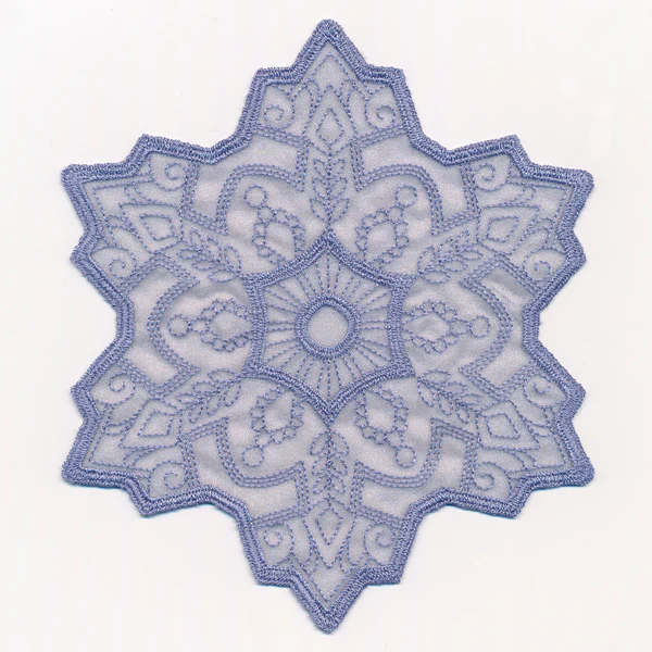Crystal Snowflake 2 (Freestanding Organza) - Image 4