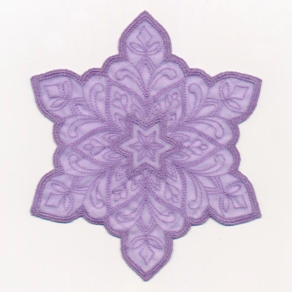 Crystal Snowflake 3 (Freestanding Organza) - Image 4