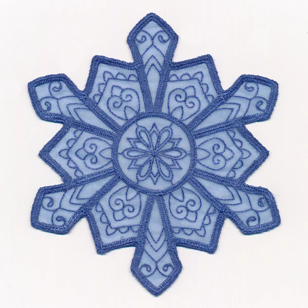 Crystal Snowflake 4 (Freestanding Organza) - Image 2
