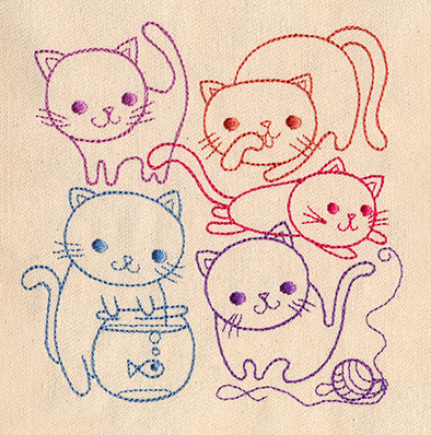 Curious Kitties Collage - Image 2