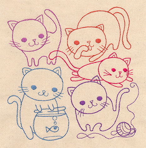 Curious Kitties Collage - Image 4