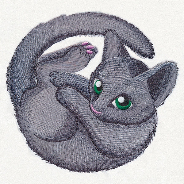Curled Up Kitty - Image 4