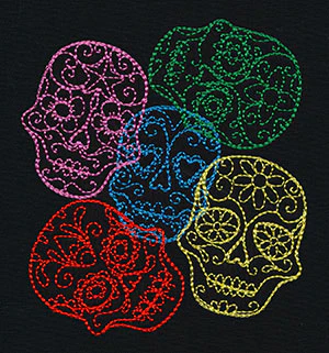 Cute Calaveras Collage - Image 3