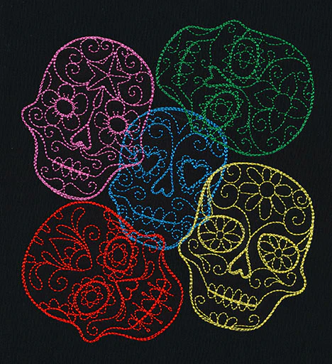 Cute Calaveras Collage - Image 4