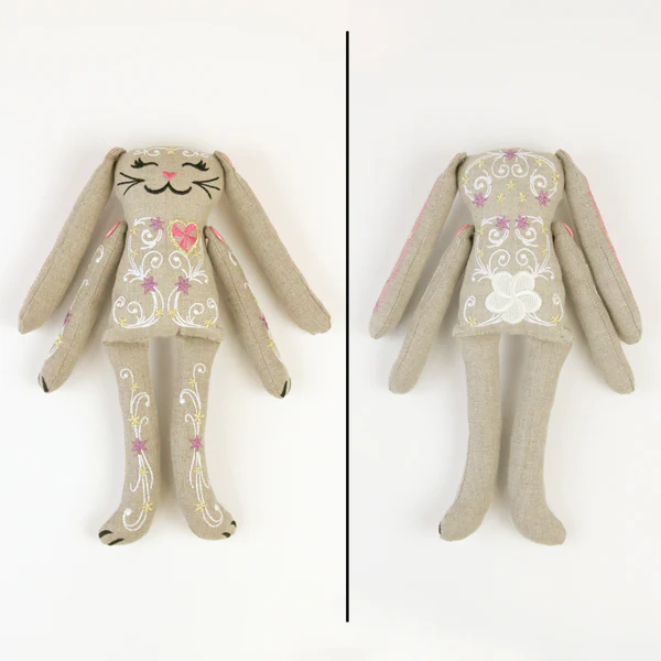 Cutie Carnival Bunny Doll (In-the-Hoop) - Image 4