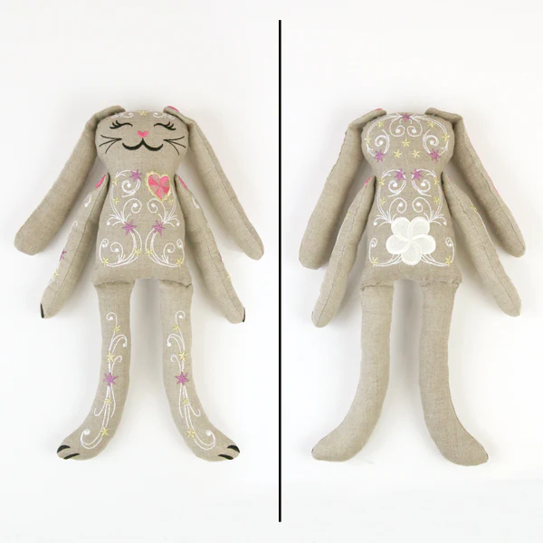 Cutie Carnival Bunny Doll (In-the-Hoop) - Image 6