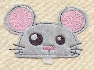 Cutting Edge Mouse (Applique) - Image 2