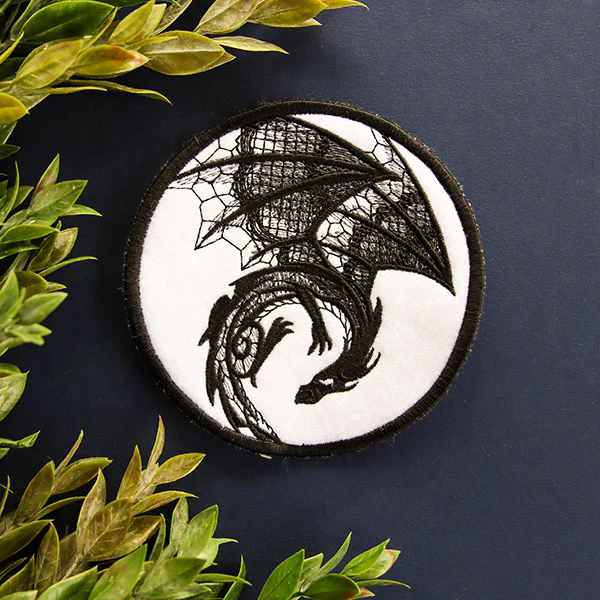 Dark Creatures Dragon Coaster (In-the-Hoop) - Image 5