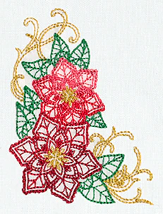 Delicate December - Poinsettias - Image 3